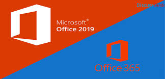 What are the differences between Microsoft Office 2016, 2019 and Office 365?