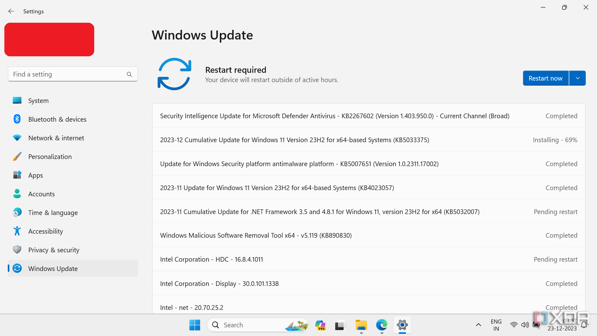 Windows Update on Windows 11 SE