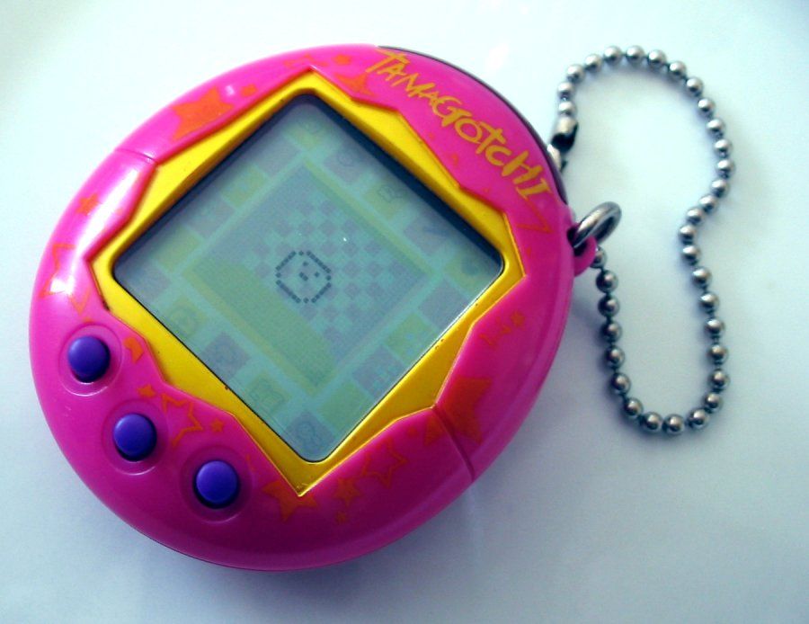 tamagotchi keychain digital pet