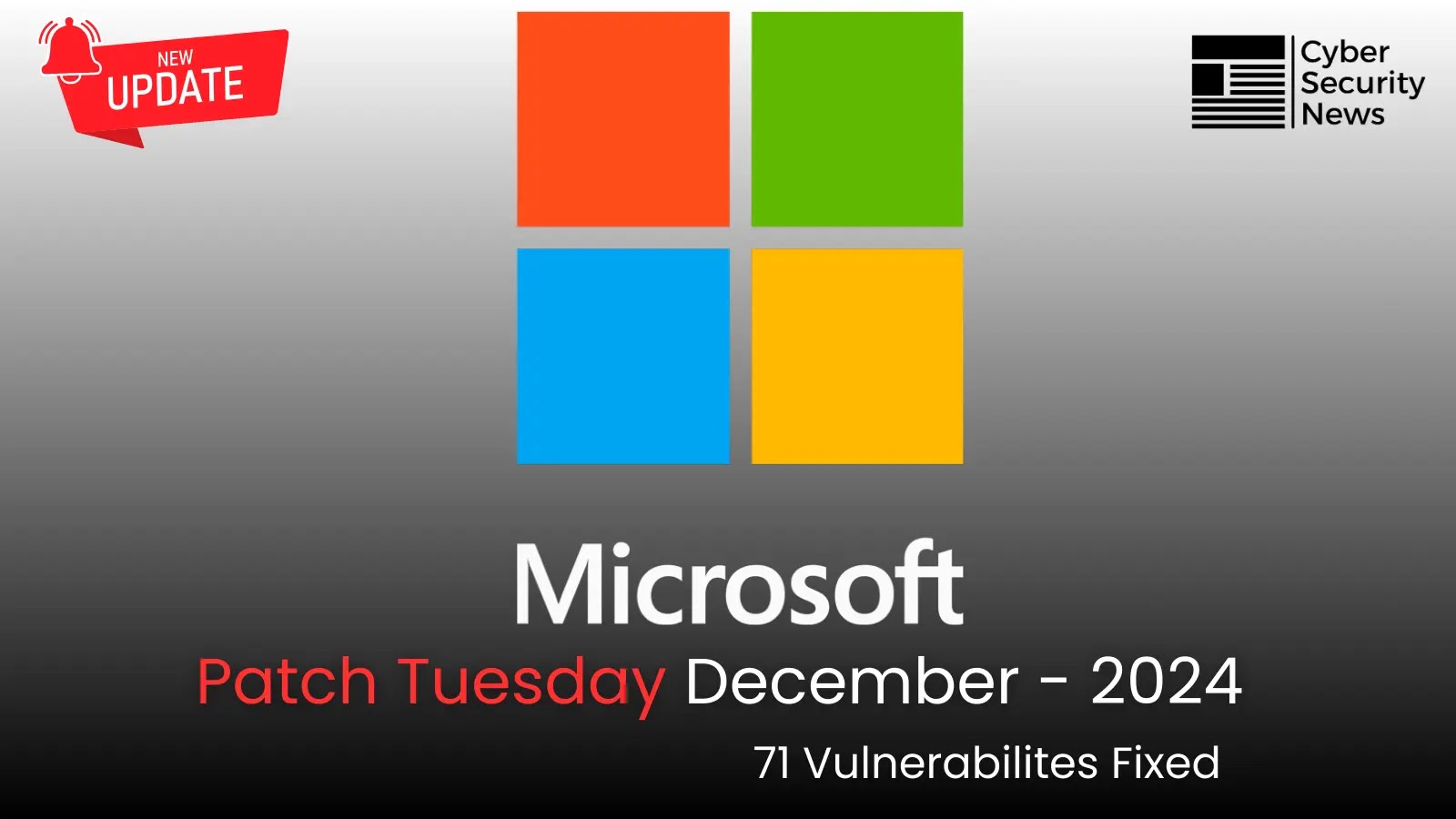 Microsoft Releases December 2024 Patch Tuesday Updates