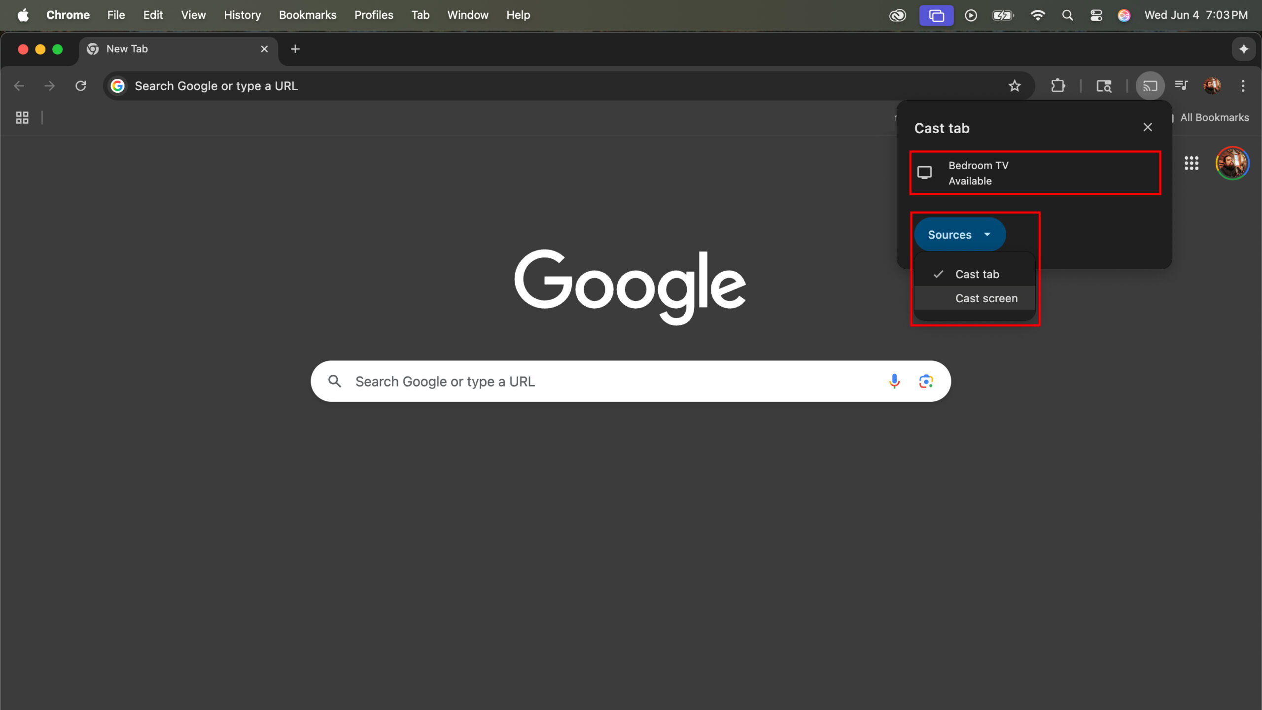 How to mirror Chrome to Google Cast 2